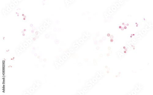 Light Pink vector background with spots. © smaria2015