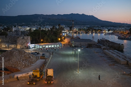 Hafen bei Kos-Stadt, Insel Kos, Ägäis, Griechenland