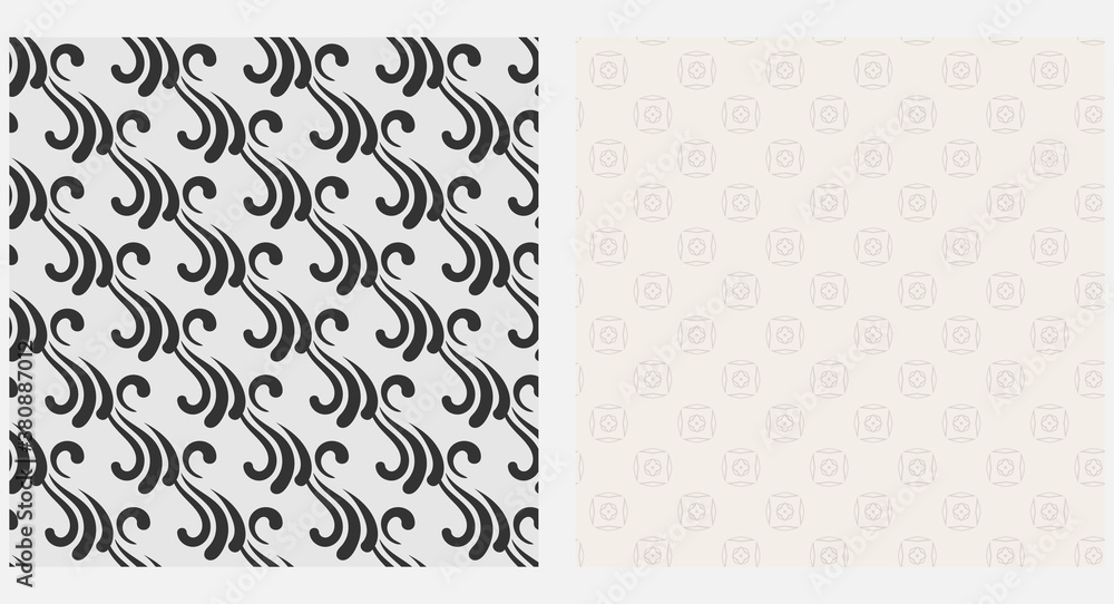 Monochrome background pattern, wallpaper texture. Black, white and gray tones. Vector geometric patterns Monochrome background pattern, wallpaper texture. Black, white and gray tones. Vector geometric patterns