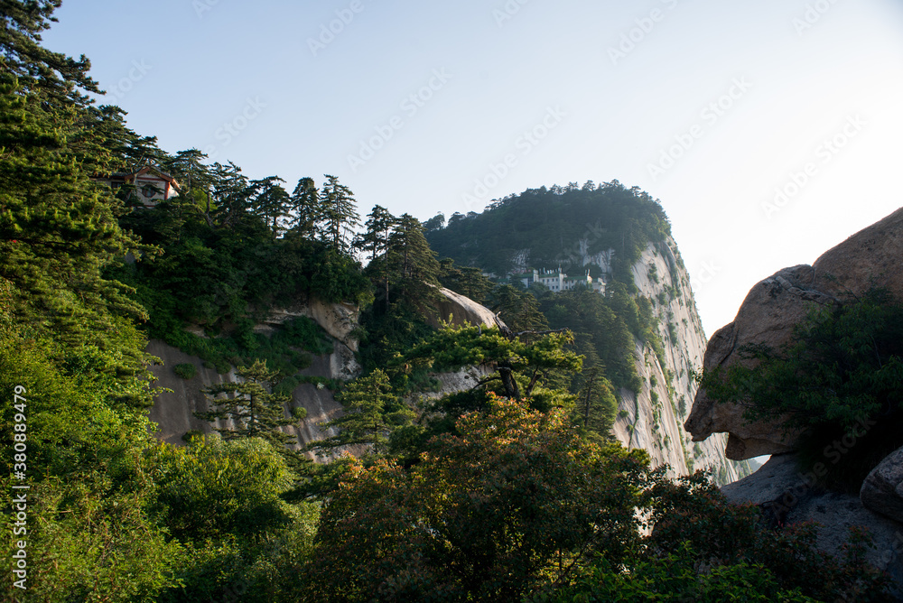 Huashan or Hua Mountain, Shaanxi, China Huashan or Hua Mountain, Shaanxi, China