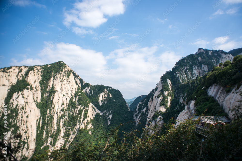 Huashan or Hua Mountain, Shaanxi, China Huashan or Hua Mountain, Shaanxi, China
