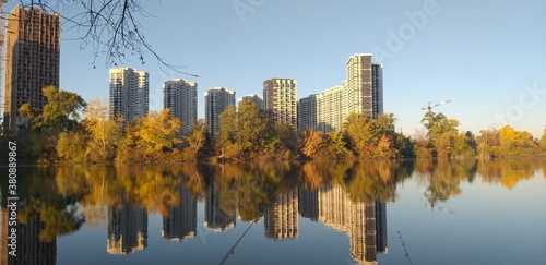 reflection in water photo