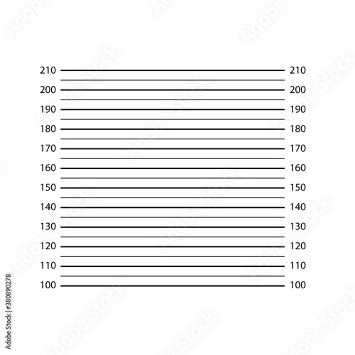 police lineup sign. mugshot background. police mag board. Empty lineup investigation shot.