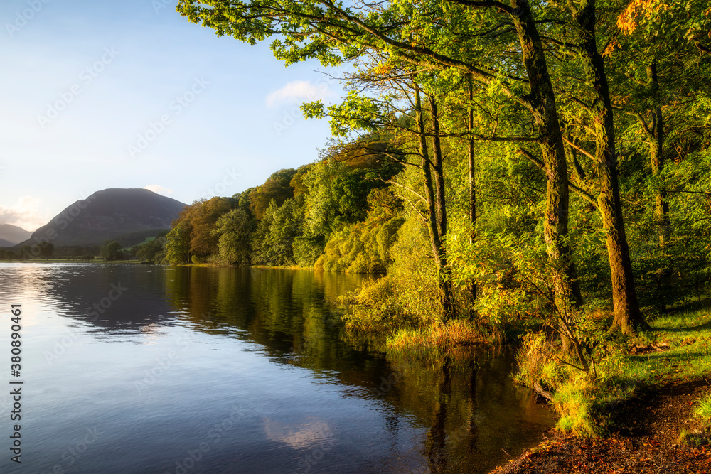 Stunning epic sunrise landscape image looking along Loweswater towards wonderful light on Grasmoor and Mellbreak mountains in Lkae District Stunning epic sunrise landscape image looking along Loweswater towards wonderful light on Grasmoor and Mellbreak mountains in Lkae District
