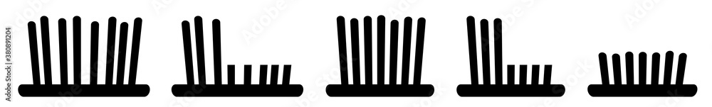 Grass Icon Black | Lawn Illustration | Mow Symbol | Mowing Meadow Logo | Cut Sign | Isolated | Variations Grass Icon Black | Lawn Illustration | Mow Symbol | Mowing Meadow Logo | Cut Sign | Isolated | Variations