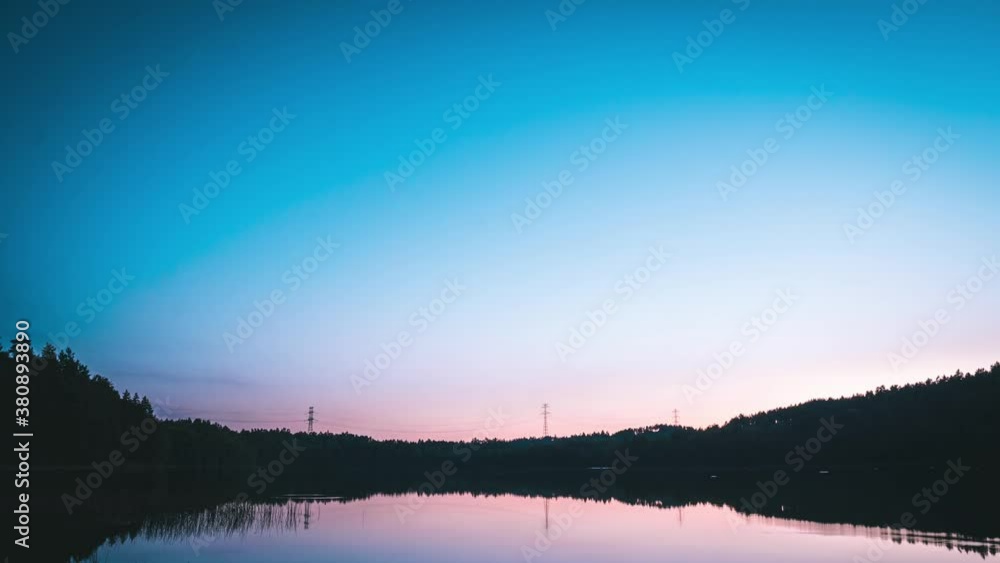 Sunrise at the lake timelapse Sunrise at the lake timelapse
