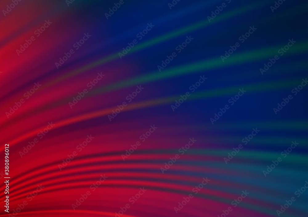 Obraz premium Dark Blue, Red vector blurred shine abstract pattern. Creative illustration in halftone style with gradient. The template for backgrounds of cell phones.