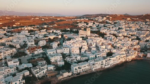 flight in Paros, Naxos, Antiparos in Greece photo