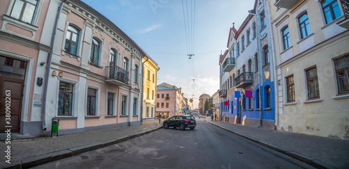 Minsk. Downtown of Nemiga.