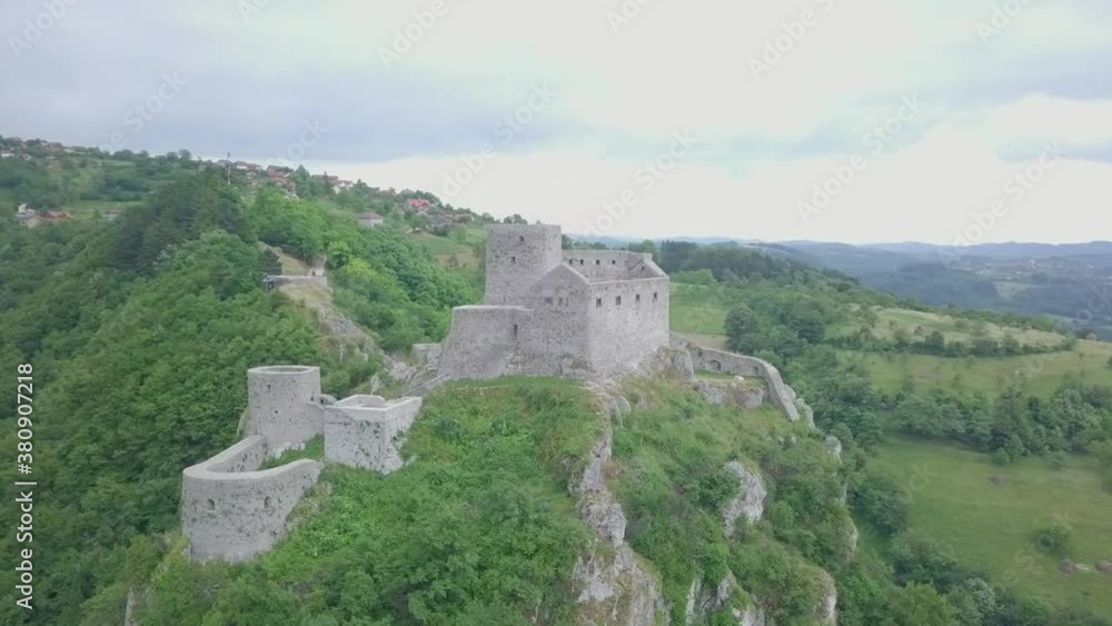 Aerial shot of fortress Aerial shot of fortress