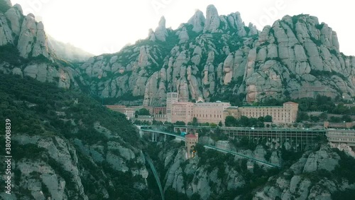 Montserrat is a mountain situated at 50km to the north-east of the city of Barcelona. photo