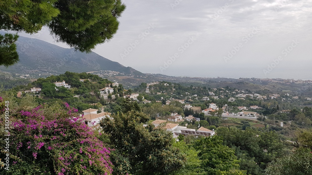 landscape, sky, nature, sea, panorama, mountain, view, summer, blue, city, tree, green, hill, travel, water, island, mountains, town, europe, beautiful, tourism, panoramic, grass, italy, clouds