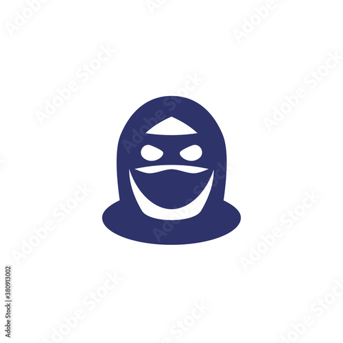 criminal, thief or robber icon