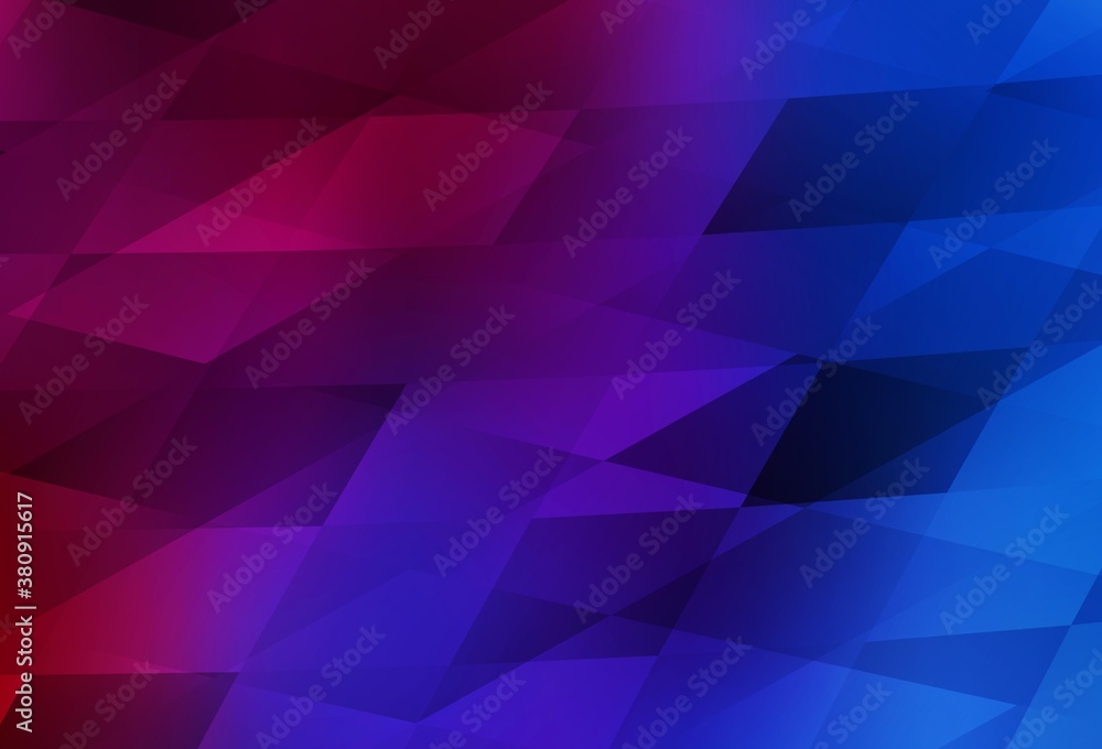 Dark Blue, Red vector backdrop with rhombus. Dark Blue, Red vector backdrop with rhombus.