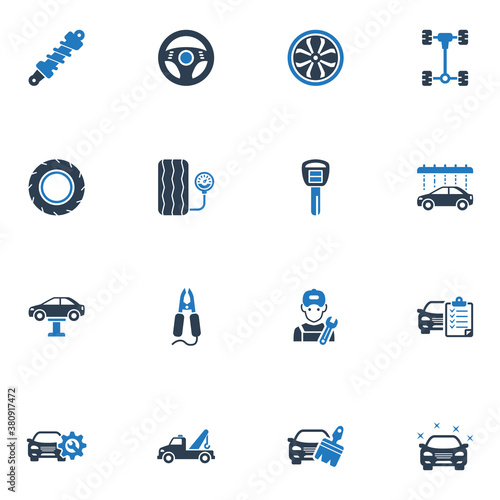 Auto services icons - Set 4