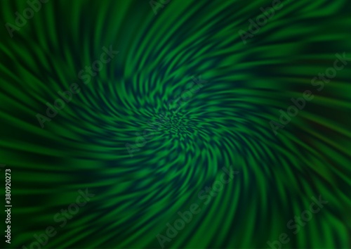 Dark Green vector blurred and colored template. Colorful illustration in abstract style with gradient. A completely new design for your business.