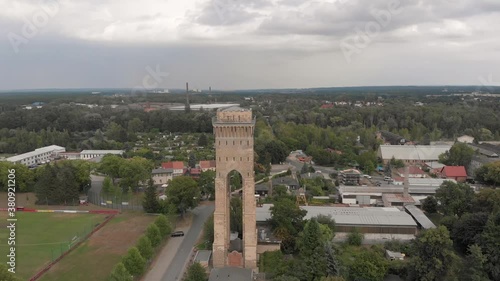 Drone flying through an Old Water attci in germany. 
Shot in 4k 24fps. photo