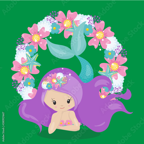 mermaid-wreath-purple