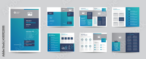 Corporate Business Project Proposal Design | Annual Report and Company Brochure | Booklet and Catalog Design photo