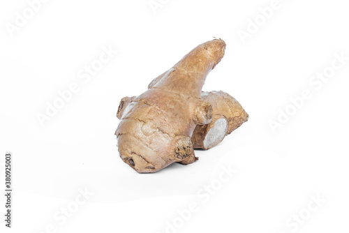 Ginger on a white background