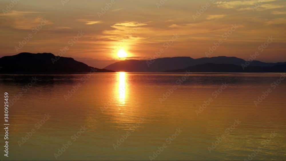 Timelapse of the midnight sun in Kirkenes, at the top of Norway. Timelapse of the midnight sun in Kirkenes, at the top of Norway.
