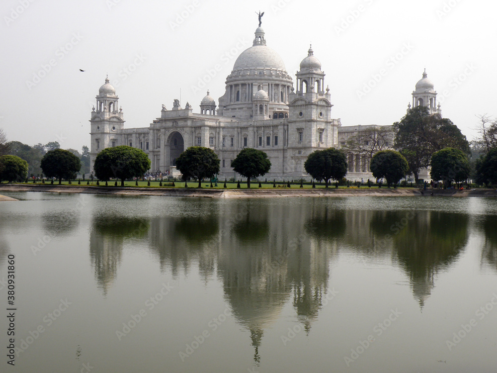 Victoria Memorial in Kolkata, which a famous landmark for the city of Calcutta