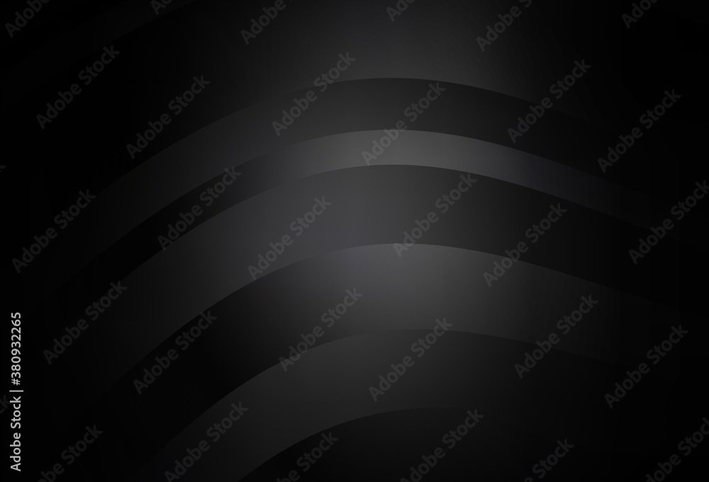Dark Gray vector texture with wry lines.