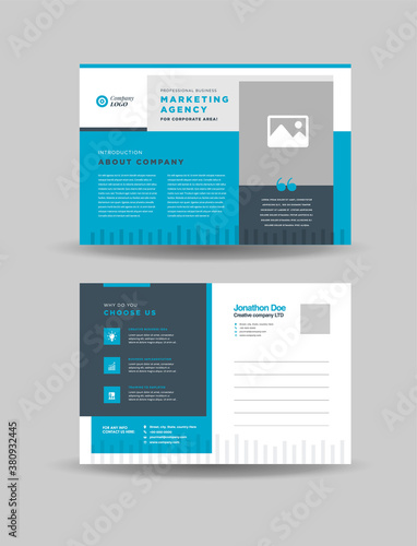 Corporate Business Postcard Design | Save The Date Invitation Card | Direct Mail EDDM Design  