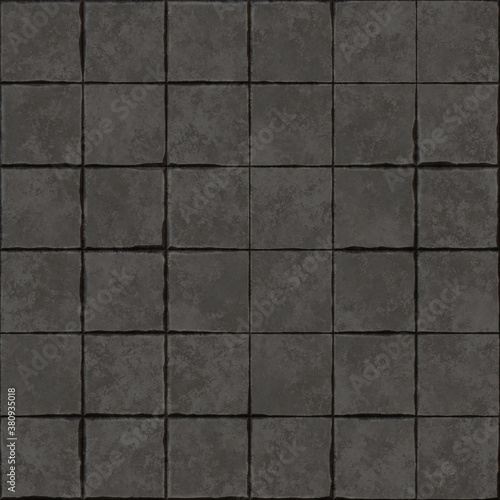 Seamless texture of gray tiles. Pattern background.