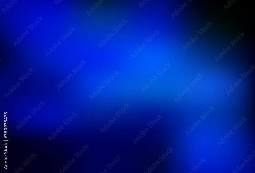 Dark BLUE vector blurred shine abstract texture.