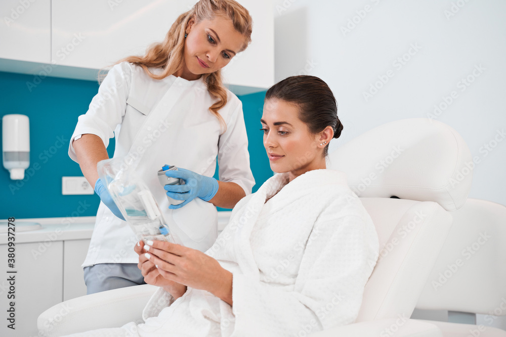 Set for injection in the hands of a beautician Set for injection in the hands of a beautician