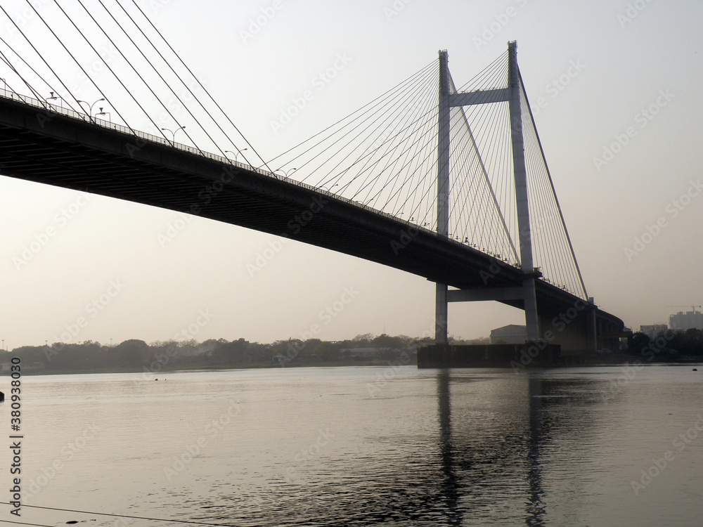 Second Hooghly Bridge in Kolkata, its a very known landmark for the city of Calcutta.
