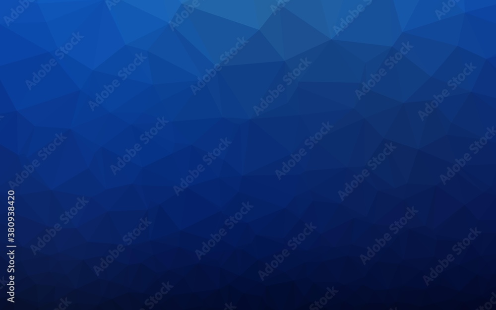 Dark BLUE vector shining triangular pattern. A completely new color illustration in a vague style. Elegant pattern for a brand book. Dark BLUE vector shining triangular pattern. A completely new color illustration in a vague style. Elegant pattern for a brand book.