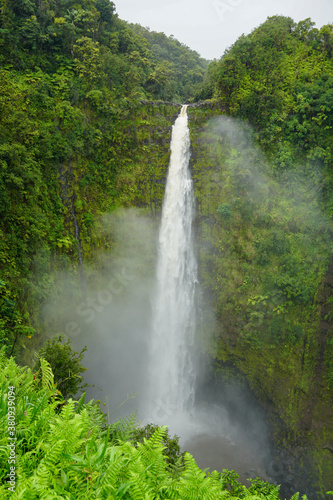 Waterfall at Akaka Falls state park