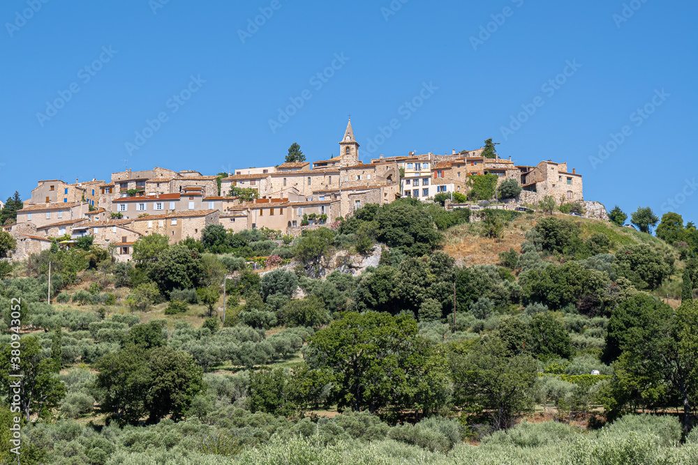A village of Montfort in Provence, France