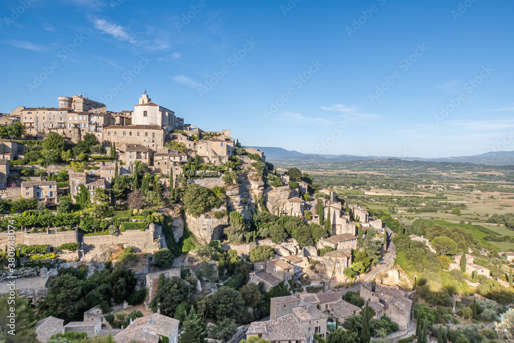 Gordes, medieval provencal village on the hill