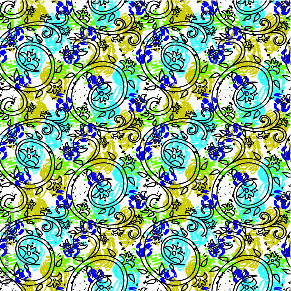 Fototapeta premium seamless pattern with circles