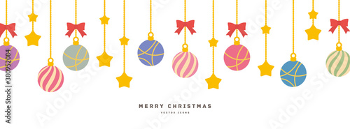 Illustration material with Christmas motif merry christmas