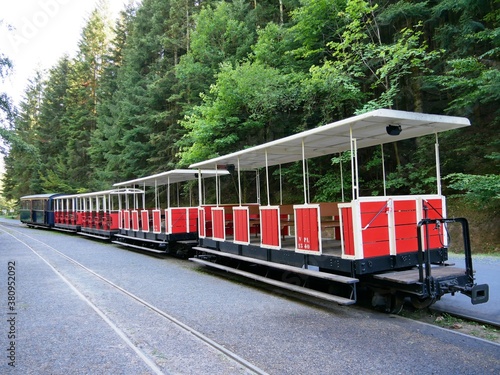 Train touristique d'Abreschviller en Moselle. France photo