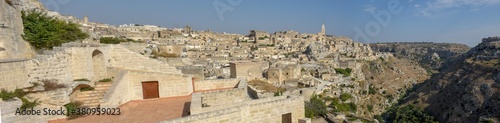 View of Matera in Italy, Unesco world heritage