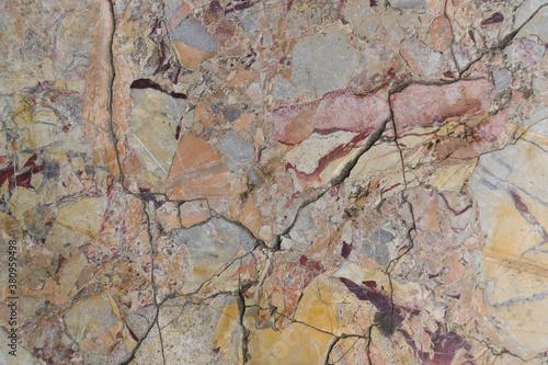 texture of fractured marble