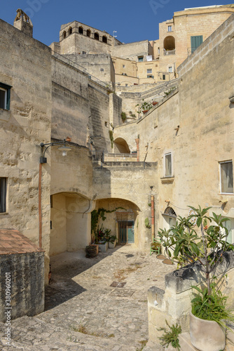 The old center of Matera on Italy © fotoember