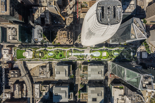 Photography Dense Downtown San Francisco from Above