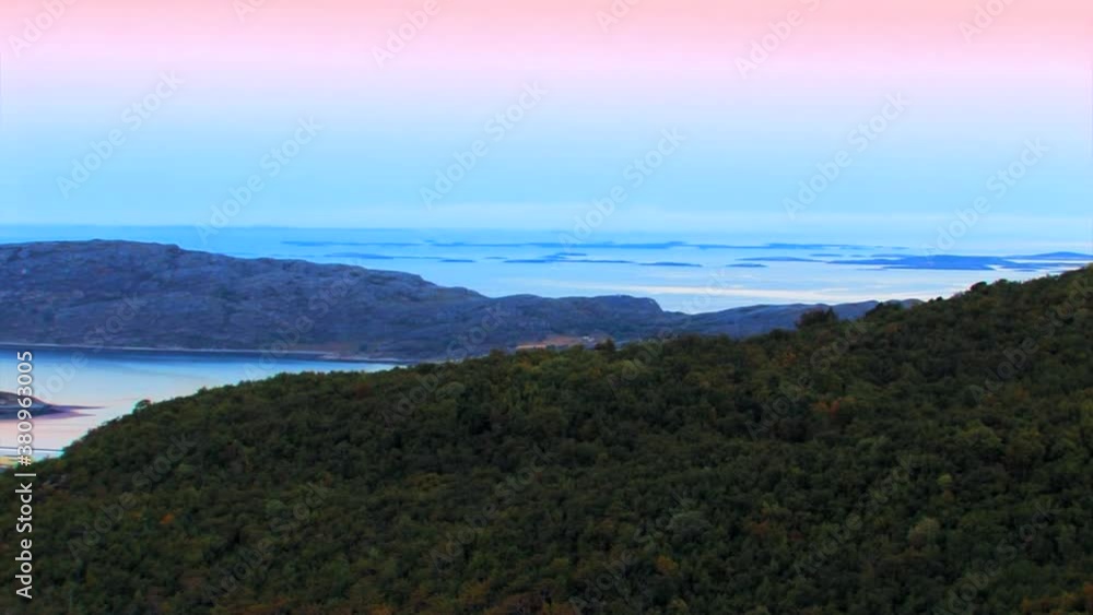 The Mountains Full Of Vegetation Of The Coast And Islands In The Area Near The Beach The Blue Sea Stretching Out To Get Lost In The Horizon With The Sky The Mountains Full Of Vegetation Of The Coast And Islands In The Area Near The Beach The Blue Sea Stretching Out To Get Lost In The Horizon With The Sky
