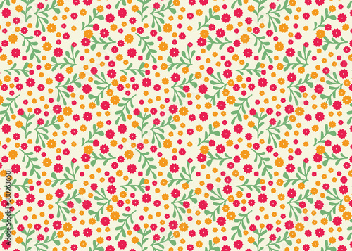 seamless pattern with flowers