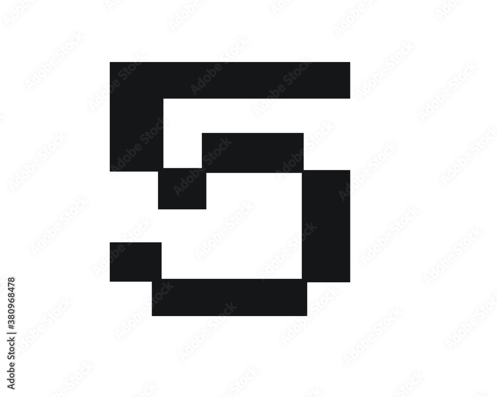 g and 5 logo letters g and 5 logo letters