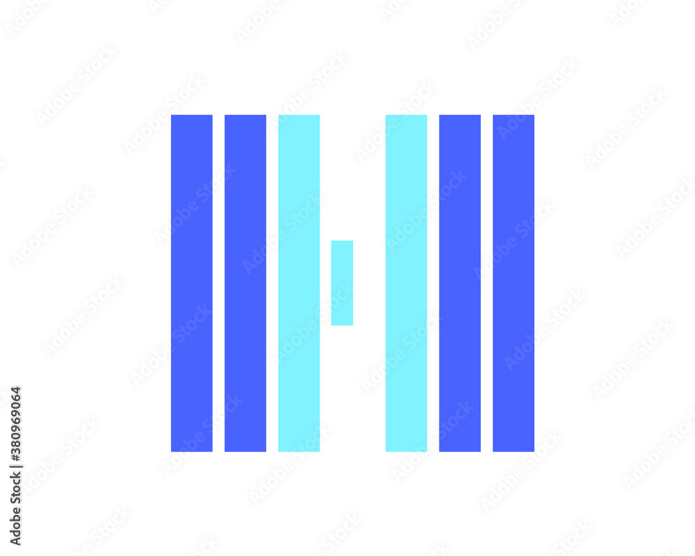 n and h logo letters n and h logo letters