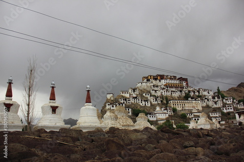 Thikse Monastery  Thikse Gompa   Thikse Monastery  Tiksey  Thiksey  Thiksay  gompa  Ladakh  India 