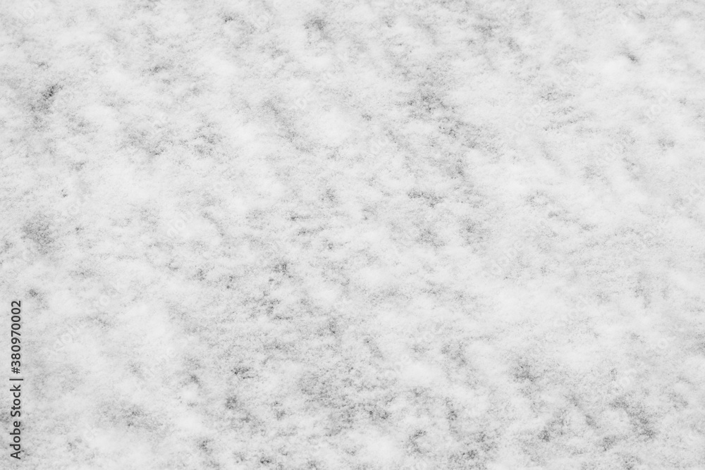 White snow texture, winter and christmas background