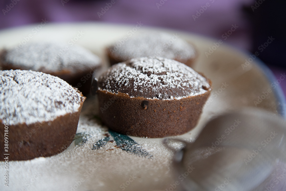 Black delicious Chocolate cake